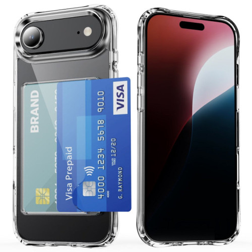 Optical Grade Clear Case with Card Slot for iPhone Air