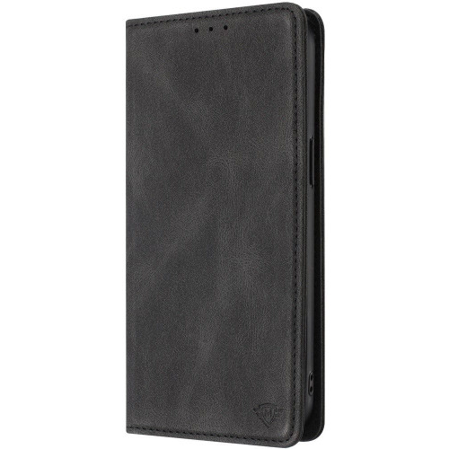 Leather Folio Wallet Case for iPhone Air - Black