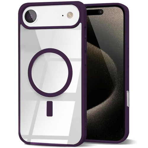 Acrylic Transparent Case with MagSafe for iPhone Air - Purple