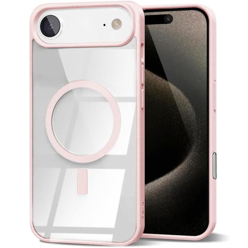 Acrylic Transparent Case with MagSafe for iPhone Air - Pink