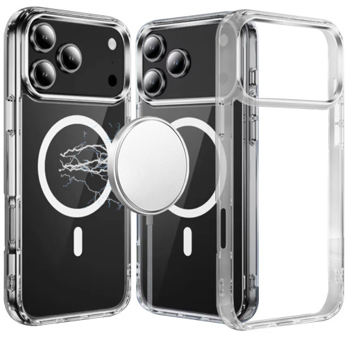 MagSafe Compatible Premium Hybrid Protective Case for iPhone 17 Pro - Clear