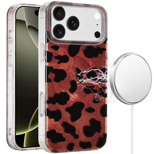 Mood Series MagSafe Hybrid Case for iPhone 17 Pro Max - Beauty Leopard