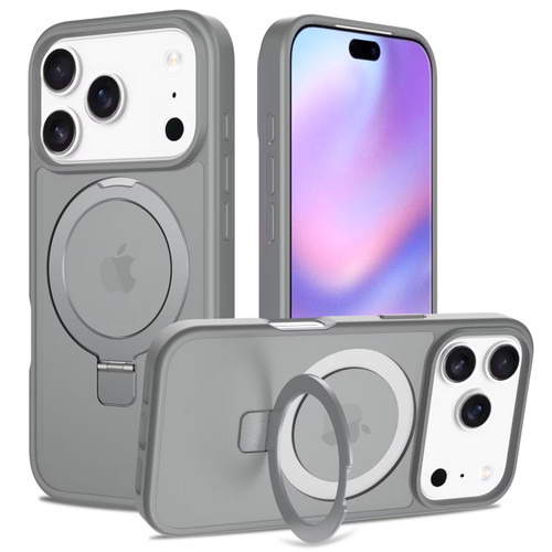 Shade Series MagSafe Hybrid Case with Ring Stand for iPhone 17 Pro Max - Grey