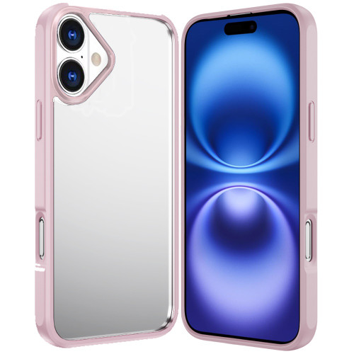HD Slim Transparent Case for iPhone 17 - Pink