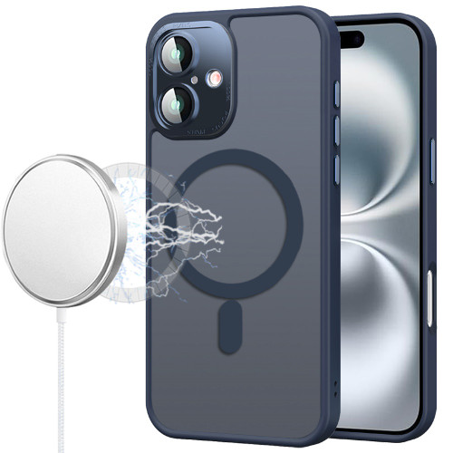 Shade Series MagSafe Case with Camera Lens Protector for iPhone 17 - Blue