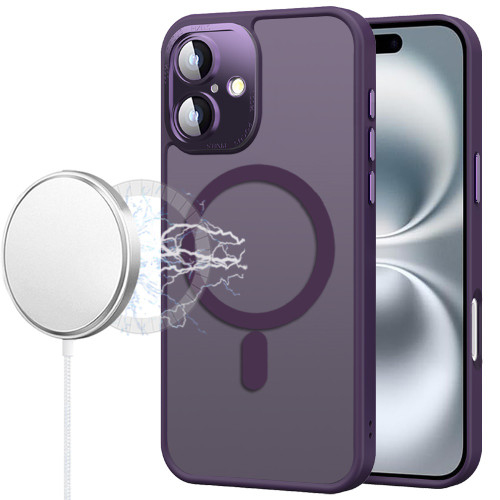 Shade Series MagSafe Case with Camera Lens Protector for iPhone 17 - Purple