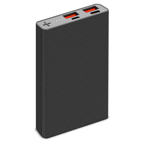 5000mAh Multi-Port Slim and Fast Power Bank Battery Pack Portable Charger - Black