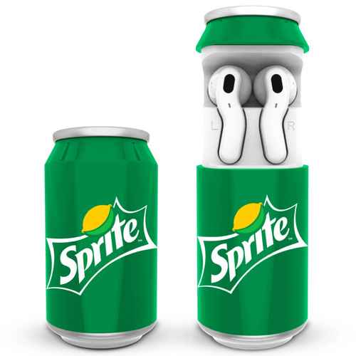 True Wireless Bluetooth Earbuds with Can Shaped Charging Case - Sprite
