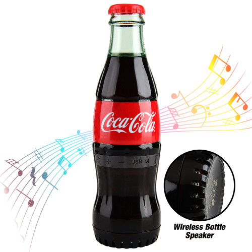 Coca-Cola Bottle Shaped Bluetooth Wireless Speaker
