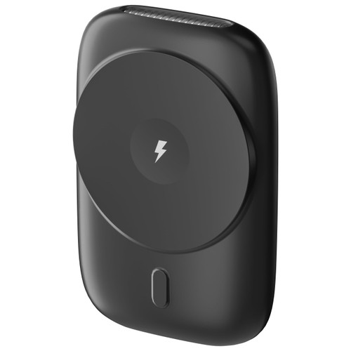 Brookstone 3-in-1 MagSafe Magnetic Wireless Power Bank with Apple Watch Charging Module - Black