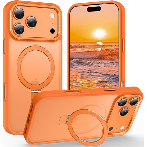 Shade Series MagSafe Case with Kickstand Ring Holder for iPhone 17 Pro Max - Cosmic Orange