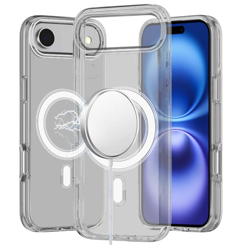 Slim Crystal Transparency MagSafe Case for iPhone Air - Smoke