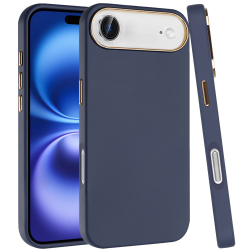 Soft Touch Dual-Layer Hybrid Case for iPhone Air - Blue