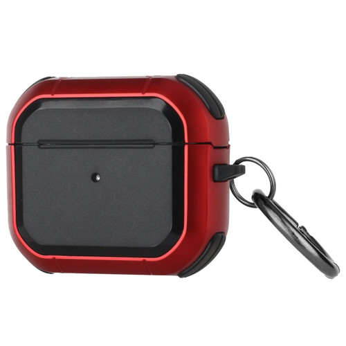 Rugged Shockproof Hybrid Case for AirPods Pro 3 - Red