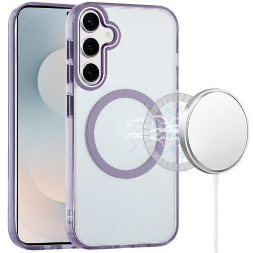 Magnetic Crystal Case for Samsung Galaxy S25 FE - Purple