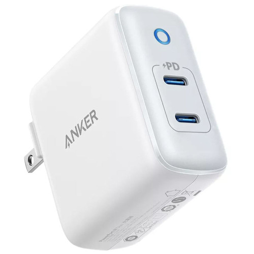 Anker 40W PowerPort III Duo Dual Port USB-C Wall Charger - White