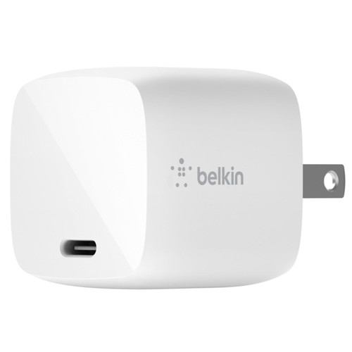 Belkin BoostCharge Pro 30W USB-C PD GaN Technology Wall Charger - White
