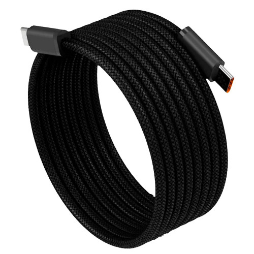 G20 Magnetic Self Winding USB-C to USB-C Charging and Sync Cable 6ft. - Black