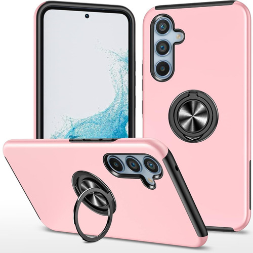 360 Rotating Ring Grip Hybrid Case for Samsung Galaxy A17 5G - Pink