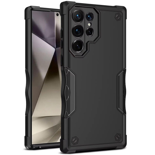 Military Grade Shockproof Hybrid Armor Case for Samsung Galaxy S26 Ultra - Black