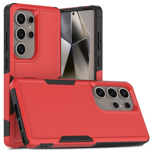 Military Grade TUFF Hybrid Armor Case for Samsung Galaxy S26 Ultra - Red