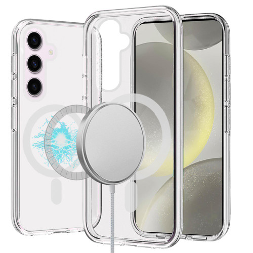 Slim Transparency Case with MagSafe Magnetic Ring for Samsung Galaxy S26 - Clear