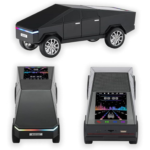 Collectible Cybertruck Portable Bluetooth Wireless Speaker - Black