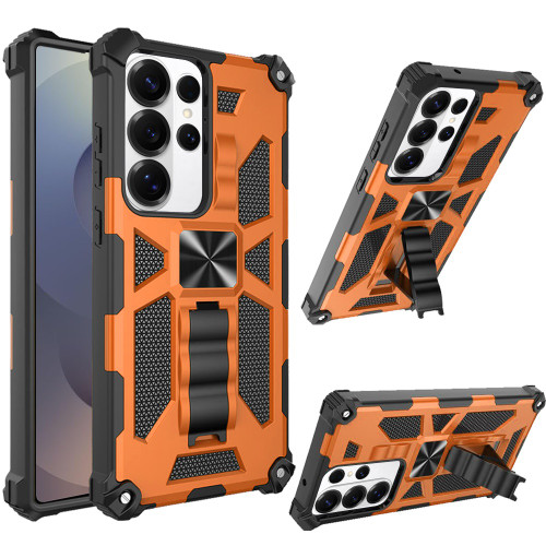 Military Grade Tough Ultra Rugged Hybrid Case for Samsung Galaxy S26 Ultra - Cosmic Orange