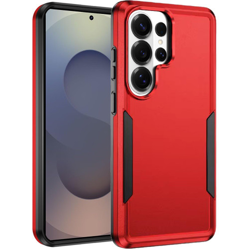 Military Grade TUFF Shockproof Hybrid Armor Case for Samsung Galaxy S26 Ultra - Red