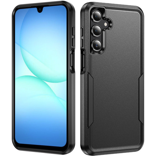 Military Grade TUFF Shockproof Hybrid Armor Case for Samsung Galaxy A17 5G - Black