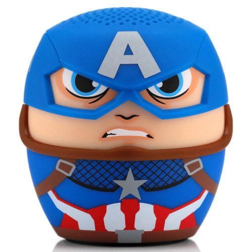 Bitty Boomers Collectible Bluetooth Wireless Portable Speaker - Marvel Avengers Captain America