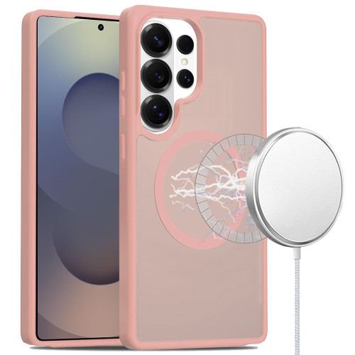 Shade Series Hybrid Case with Magnetic Ring for Samsung Galaxy S26 Ultra - Pink