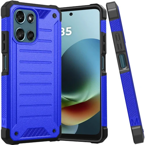 Military Grade Tough Hybrid Armor Case for Motorola Moto G Power 2026 / 2025 - Blue