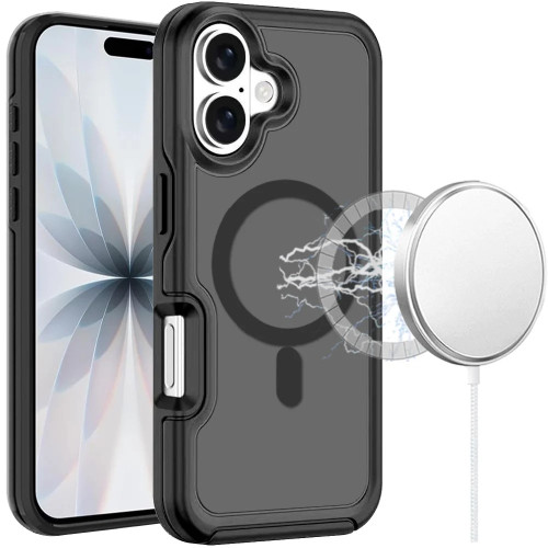 Candy Series Hybrid Case with MagSafe for iPhone 17 - Black