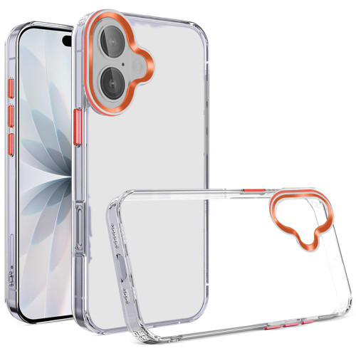 HD Crystal Clear Case for iPhone 17 - Cosmic Orange