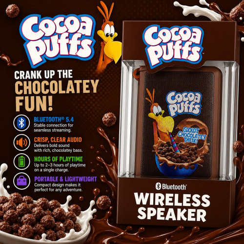 Orbit Innovations Official Licensed Portable Bluetooth Wireless Speaker - Cocoa Puffs