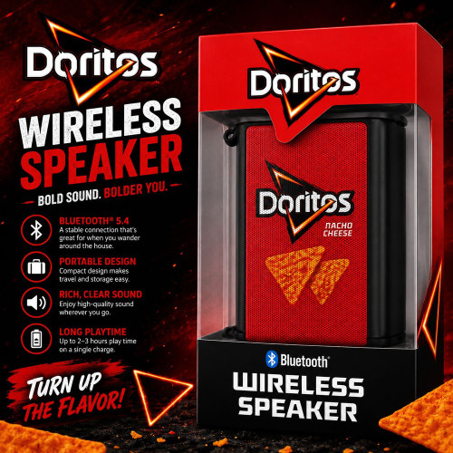 Orbit Innovations Official Licensed Portable Bluetooth Wireless Speaker - Doritos