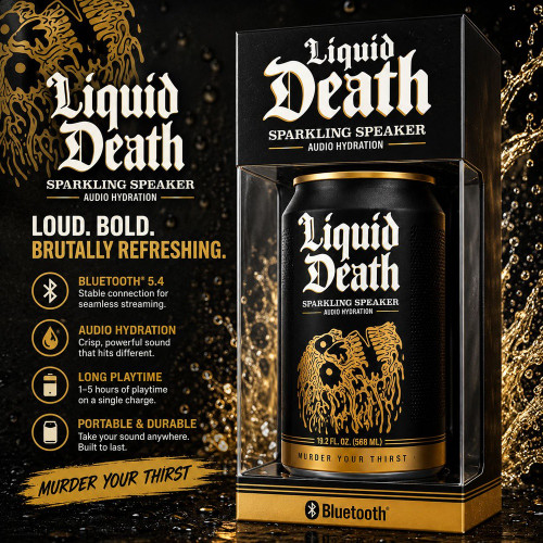 Orbit Innovations Official Licensed Portable Bluetooth Wireless Speaker - Liquid Death