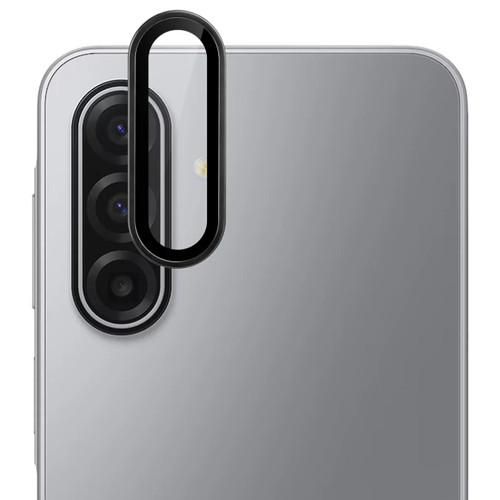 Unibody Matte Metal Tempered Glass Camera Lens Protector for Samsung Galaxy A17 5G - Black