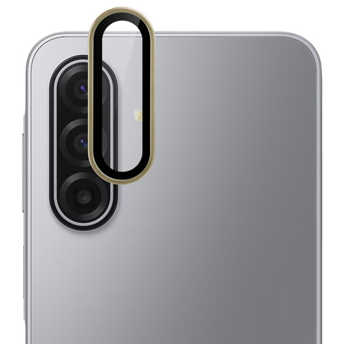 Unibody Matte Metal Tempered Glass Camera Lens Protector for Samsung Galaxy A17 5G - Desert Gold