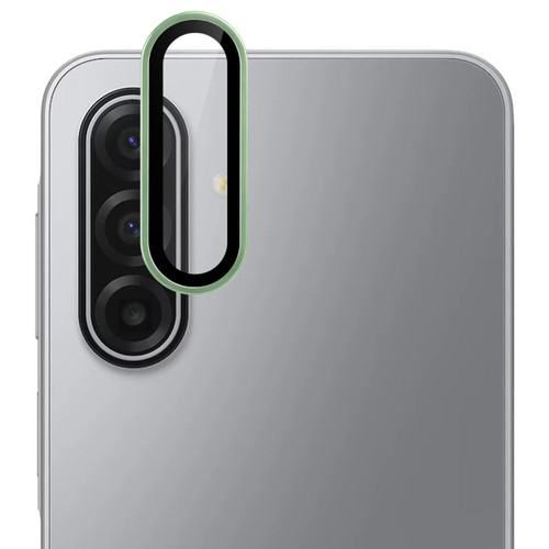 Unibody Matte Metal Tempered Glass Camera Lens Protector for Samsung Galaxy A17 5G - Green