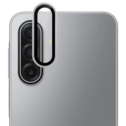 Unibody Matte Metal Tempered Glass Camera Lens Protector for Samsung Galaxy A37 5G - Silver