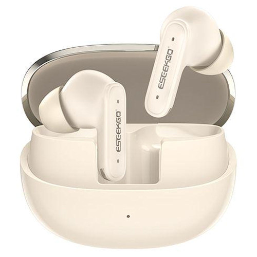 Eseekgo EB-07 Hi-Fi Audio TWS True Wireless Bluetooth Earbuds - Beige