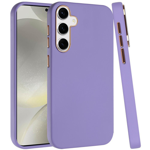 Soft Touch Dual-Layer Hybrid Case for Samsung Galaxy S26 FE - Purple