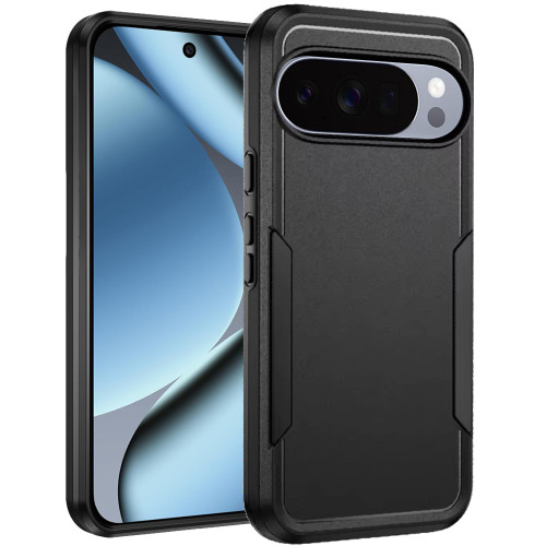 Military Grade TUFF Shockproof Hybrid Armor Case for Google Pixel 11 / Pixel 11 Pro - Black