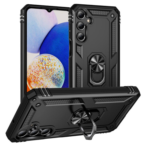 Military Grade Hybrid Case with Ring Grip for Samsung Galaxy A27 5G - Black