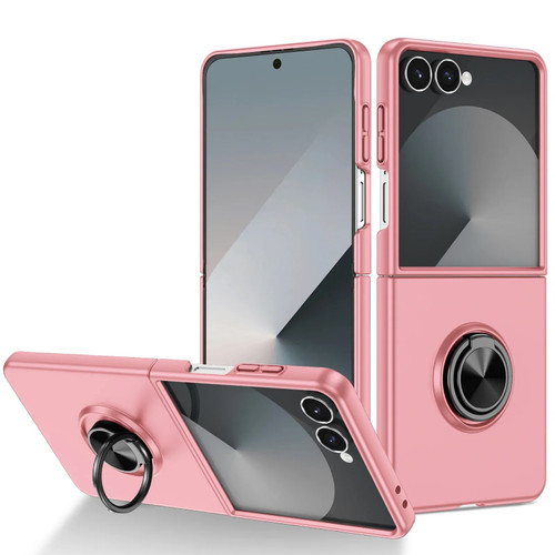Slim Protective Cover with Ring Grip for Samsung Galaxy Z Flip 8 - Pink