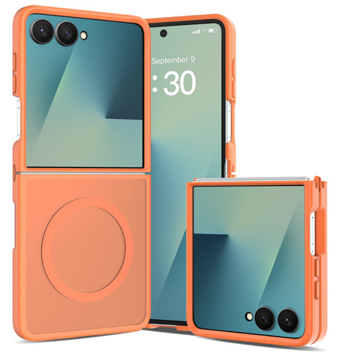 Shade Series Hybrid Case with Magnetic Ring for Samsung Galaxy Z Flip 8 - Cosmic Orange