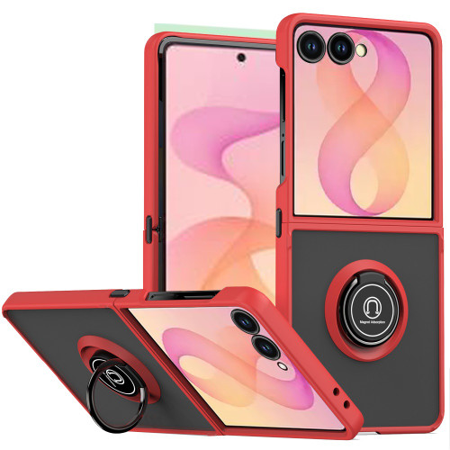 Aero Flex Ring Grip Case for Samsung Galaxy Z Flip 8 - Red