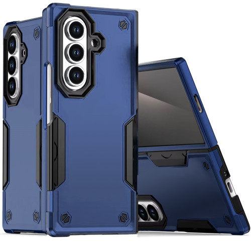 Military Grade Shockproof Hybrid Armor Case for Samsung Galaxy Z Fold 8 Ultra - Blue